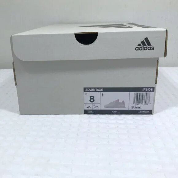 Lilac White Adidas Women 8 - Picture 7 of 8